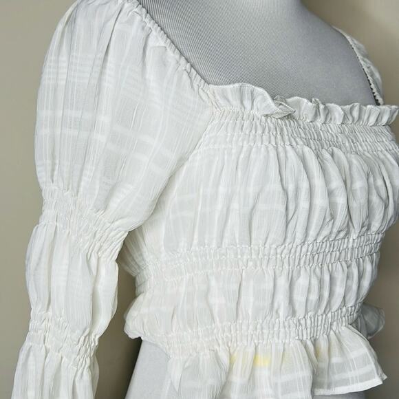 Princess Polly White Jolee Crop Top - Picture 8 of 9